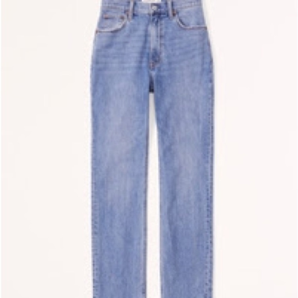 Ultra High Rise Ankle Straight Jean - Medium